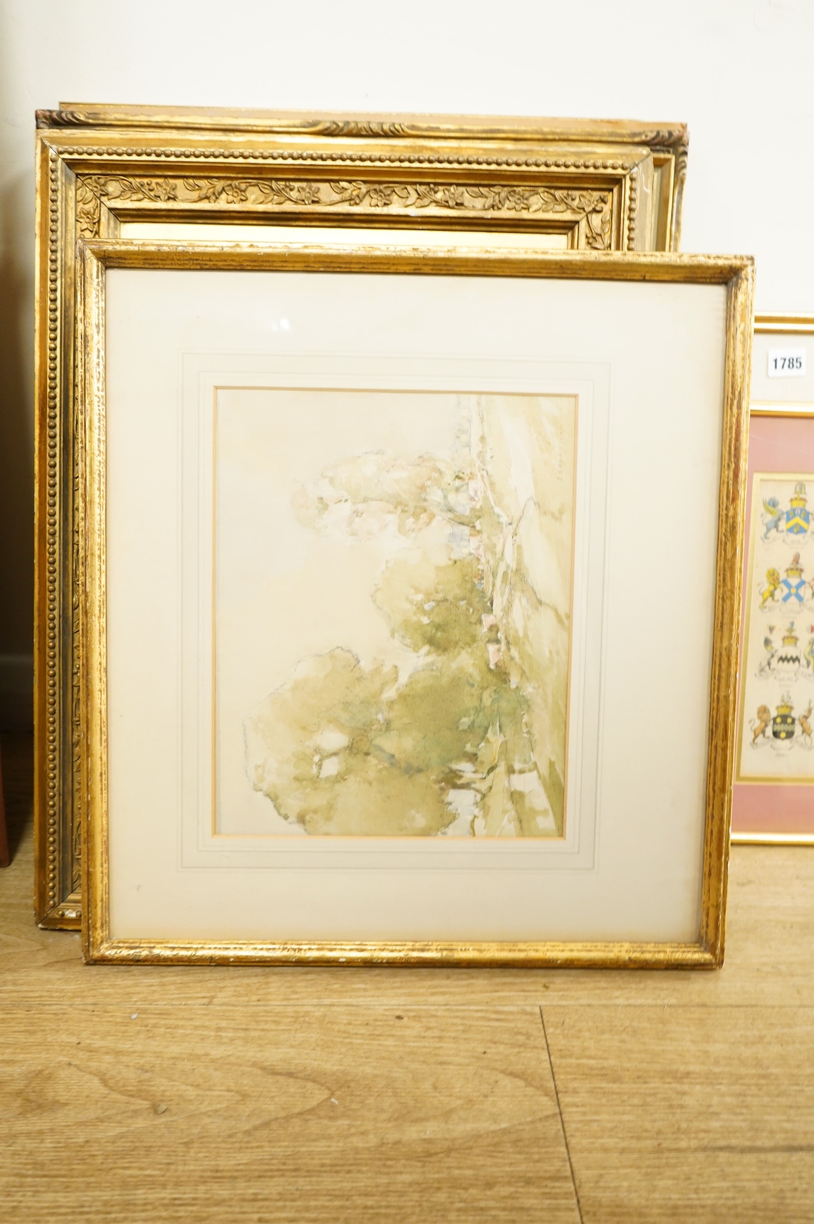 John Brown Harrison (1876-1958), Yorkshire Coast and Countryside views, some signed, eight watercolours, largest 27 x 38cm
